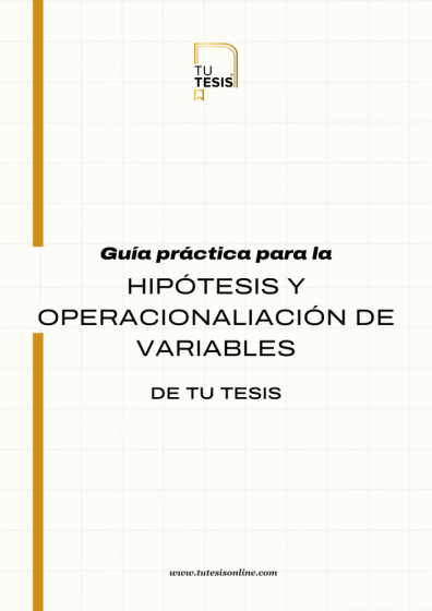 GUÍA PRÁCTICA PARA LA HIPÓTESIS
