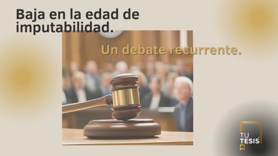 Baja en la edad de imputabilidad. Un debate recurrente.